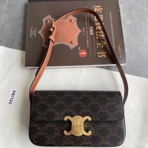 SHOULDER BAG CLAUDE IN TRIOMPHE 194142 CELINE